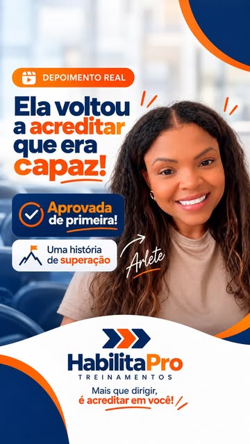 Capa do vídeo de relato de uma aluna da HabilitaPro